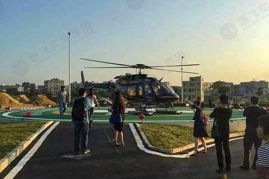 海南?？?海南省腫瘤醫院 地面停機坪的試飛驗收圖1